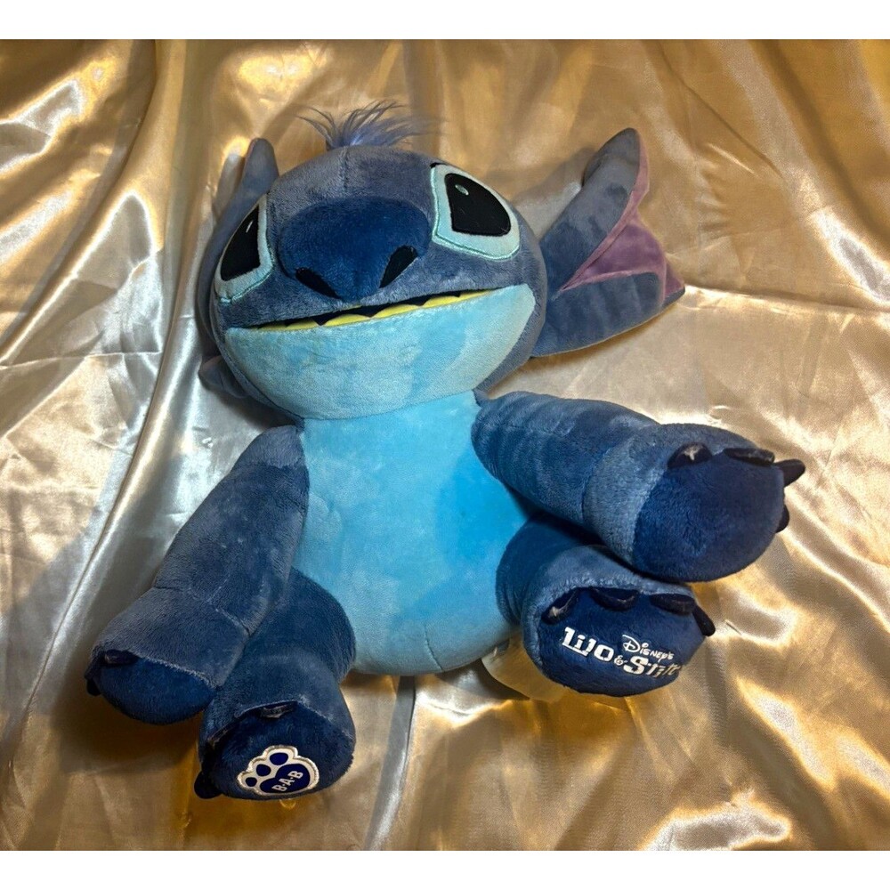 Build A Bear Disney Stitch Plush 12" Stuffed Animal Lilo & Stitch BAB Toy Clean